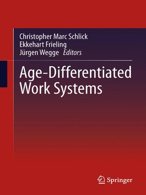 cover image of Age-Differentiated Work Systems